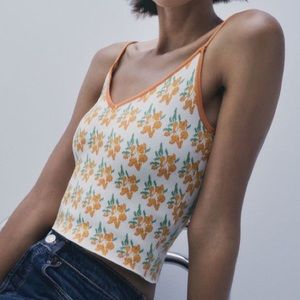 ZARA JACQUARD TANK